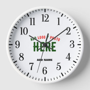 RELOJ ESTILOSO MODERNO PERSONALIZABLE BLANCO VERIFICADO 