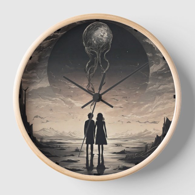 Reloj Ethereal Journey - Surreal acrylic wall clock (Anverso)