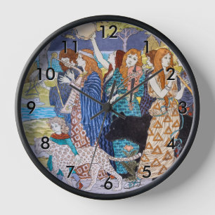 Reloj Eugene Grasset - Panel Decorativo Armonía