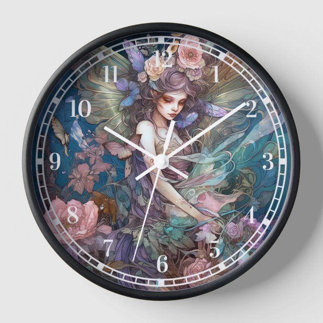 Reloj Fairy Woman Fantasy Art (Anverso)