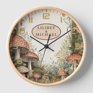 Reloj Fairycore Mushroom Goblincore Personalizado Decora