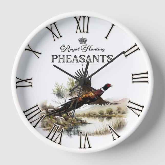 Reloj Faisanes, Caza Real (Anverso)