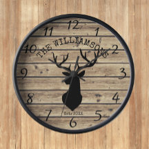 Familia Rusa Nombre Cabina de Madera Deer Buck Gra