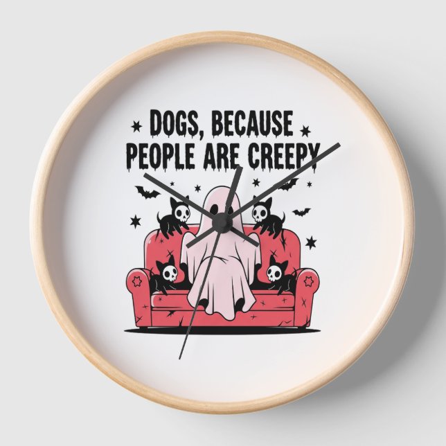 Reloj Fantasma Perro Halloween Fantasma Fantasma Png 2 (Anverso)