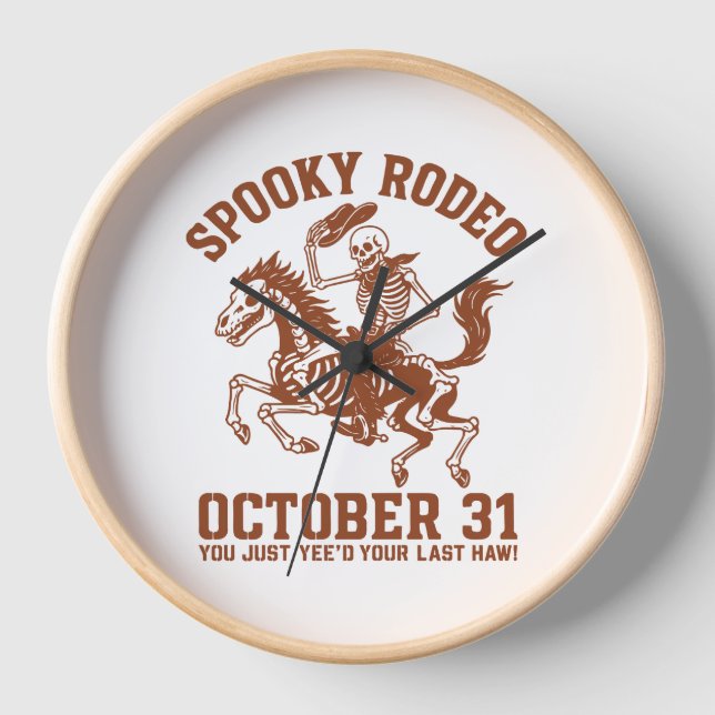 Reloj Fantasma Rodeo Halloween Octubre 31 (Anverso)