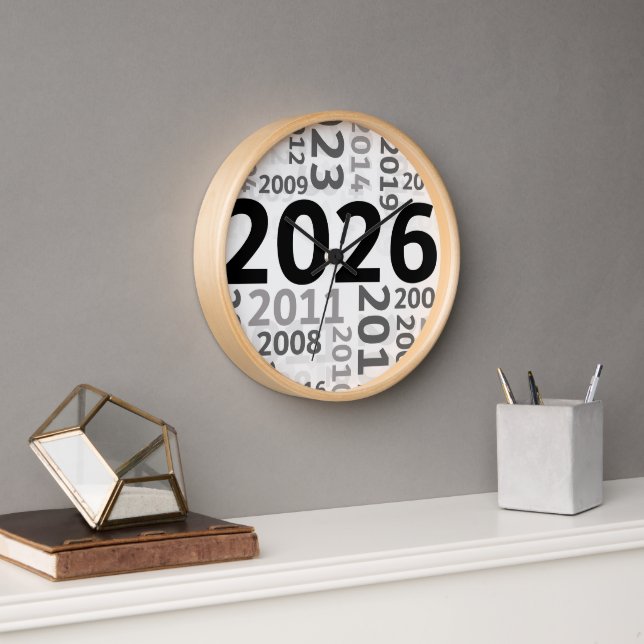 Reloj Feliz Año Nuevo (Oficina)