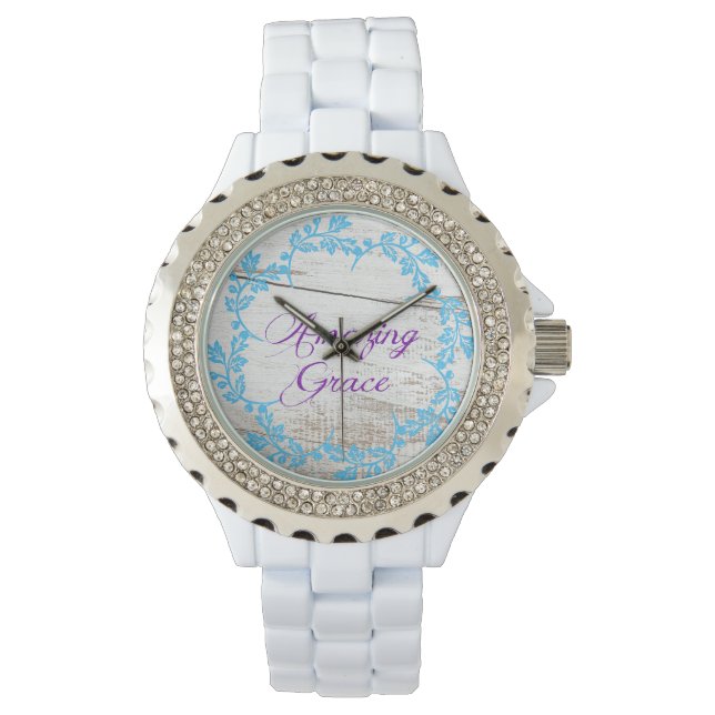 Reloj femenino de Grace Diamante de imitación (Anverso)