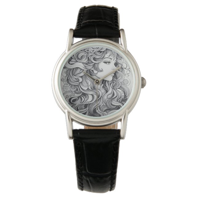 Reloj femenino elegante - Regalo artístico de cump (Anverso)