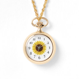 Reloj femenino - girasol