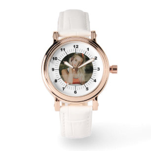 Reloj femenino - Personalizado - Blanco dorado Ros