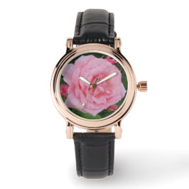 Reloj femenino rosa clásico