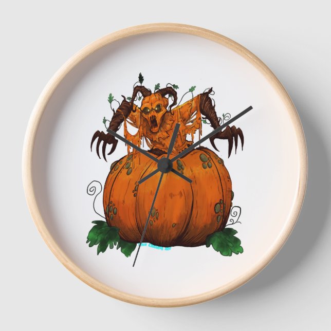 Reloj Festividad de Halloween (Anverso)