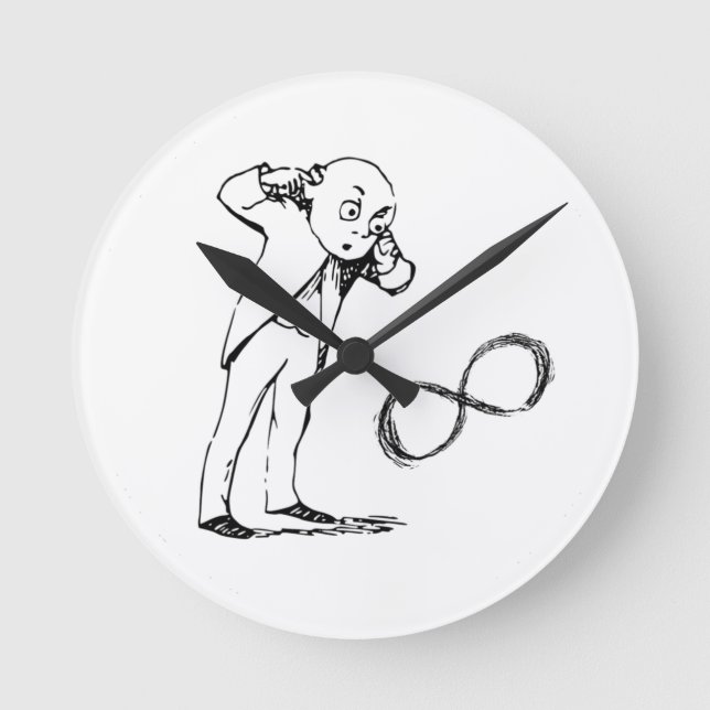 Reloj filosófico de símbolo de infinito de Guay (Anverso)