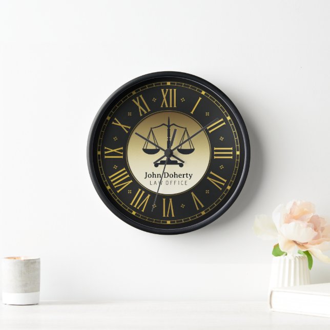 Reloj FISCAL DE DERECHO | Personalizable (Hogar)