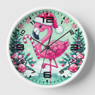 Reloj Flamenco de Navidad Sublimación Clipart-10424