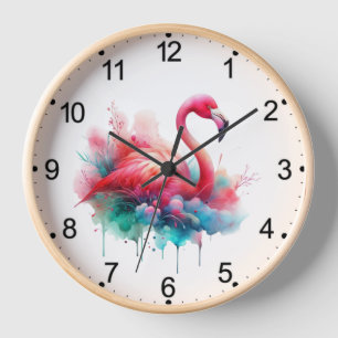 Reloj Flamenco Rosa Sublimación