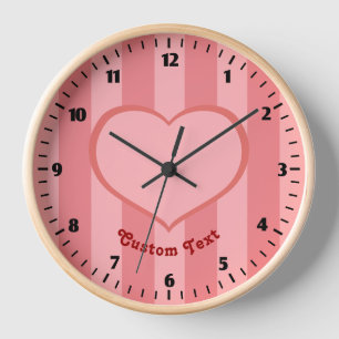 Reloj Flat Heart Icon
