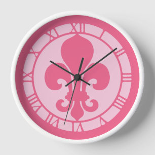 Reloj Fleur De Lis Pink