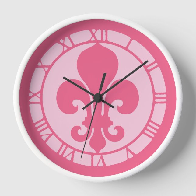 Reloj Fleur De Lis Pink (Anverso)