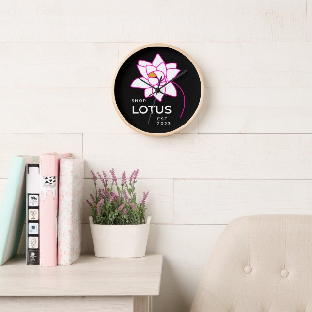 Reloj Flor LOTUS (Sala de lectura)