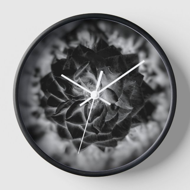 Reloj Flor negra (Anverso)