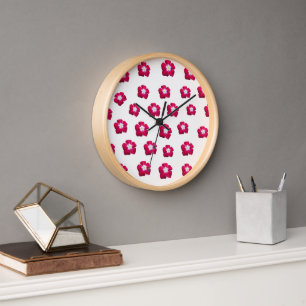 Reloj flor Rosa