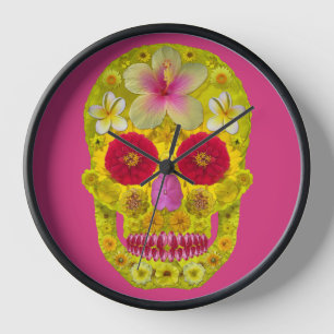 Reloj Flor Skull 8