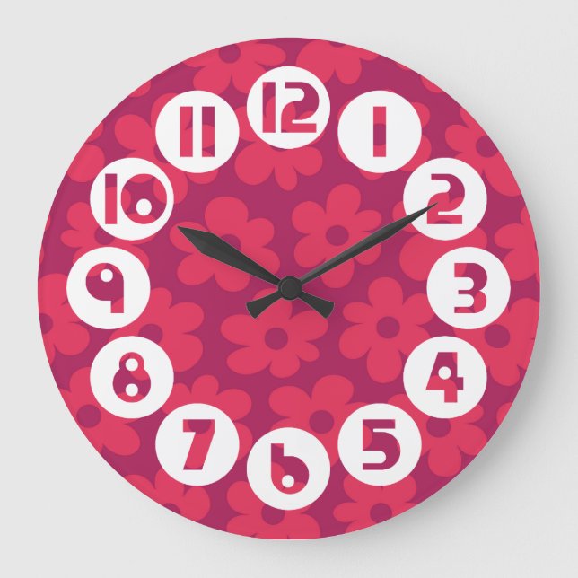 Reloj floral (Anverso)