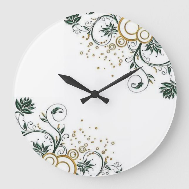 Reloj floral (Anverso)