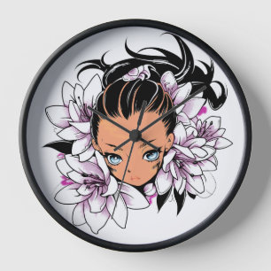 RELOJ FLORAL