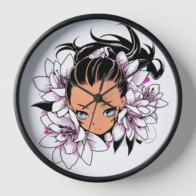 RELOJ FLORAL (Anverso)