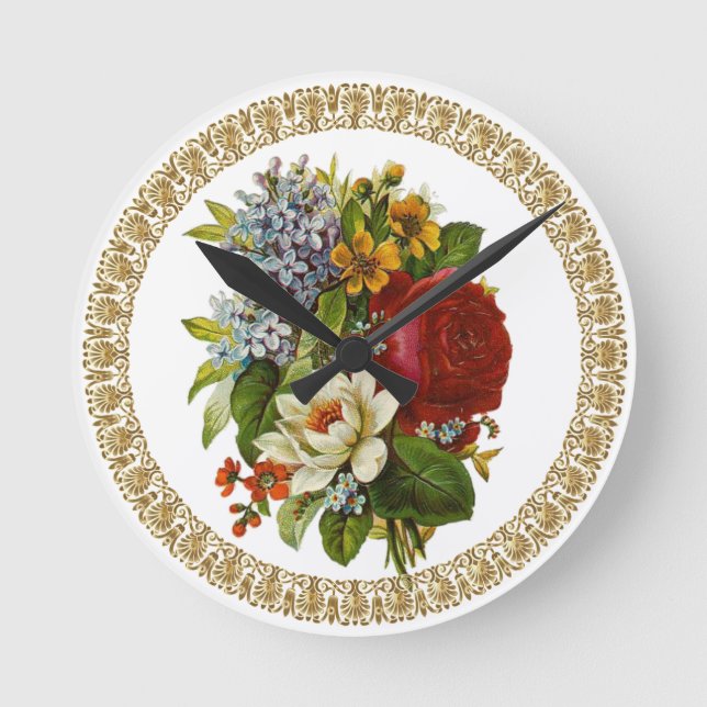 Reloj floral (Anverso)