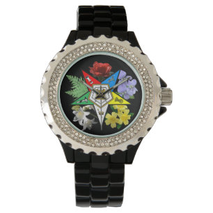 Reloj floral de estrella oriental
