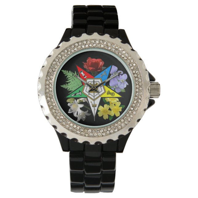 Reloj floral de estrella oriental (Anverso)