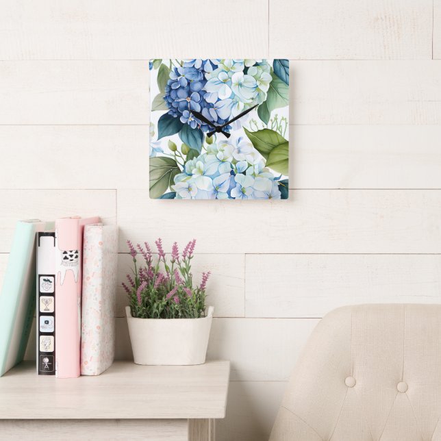 Reloj floral de Hamptons (Sala de lectura)