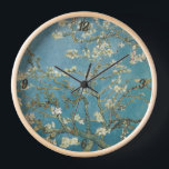 Reloj Florecimiento de almendras de Vincent van Gogh<br><div class="desc">La famosa pintura de San Vicente van Gogh en flor de almendros (1890).</div>