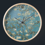 Reloj Florecimiento de almendras de Vincent van Gogh<br><div class="desc">La famosa pintura de San Vicente van Gogh en flor de almendros (1890).</div>