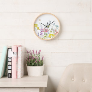 Reloj Flores de agua salvajes verano pradera flor