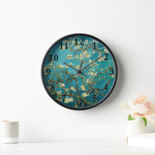 Reloj Flores de almendro de Van Gogh Clasicismo Impresio