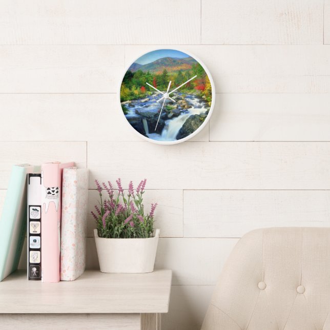 Reloj Flores de flume | Montañas Adirondack (Sala de lectura)