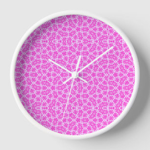 Reloj Flores Fucsia