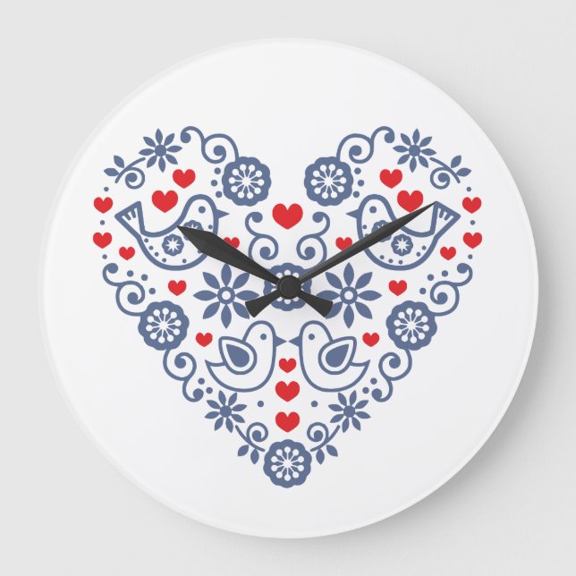 Reloj folclórico eslovaco (Anverso)