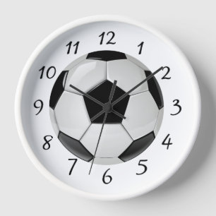 Reloj Fondo de la pelota de fútbol
