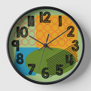 Reloj Formas abstractas