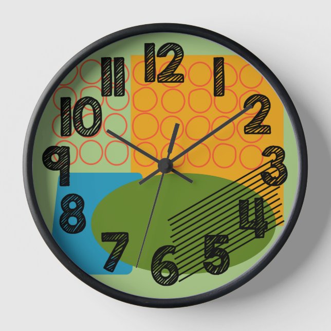 Reloj Formas abstractas (Anverso)