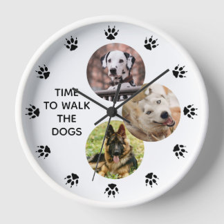 Reloj Foto del Personalizado Dog Lovers