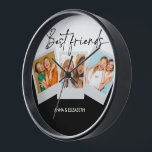 Reloj Fotos de cumpleaños de BESTIE personalizadas BFF<br><div class="desc">Fotos de cumpleaños de BESTIE personalizadas BFF</div>