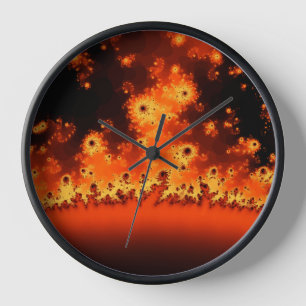 Reloj fractal solar