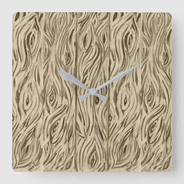 Reloj francés del barril de vino del roble del (Anverso)