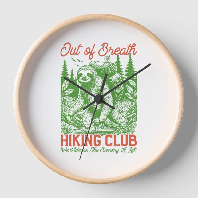 Reloj Fuera del Breath Funny Club de Senderismo (Anverso)